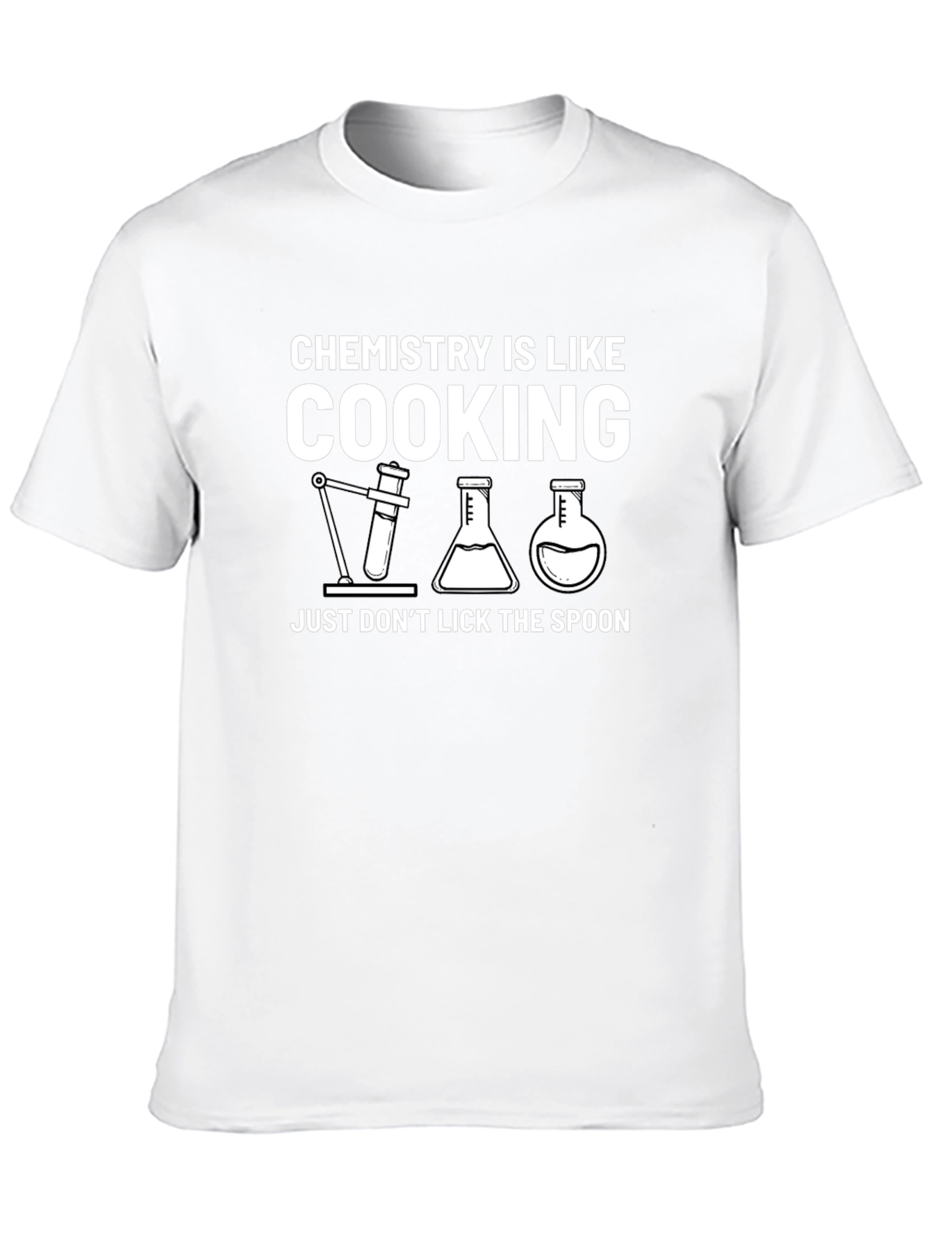 Chemistry Cooking T-Shirt - Dont Lick the Spoon!