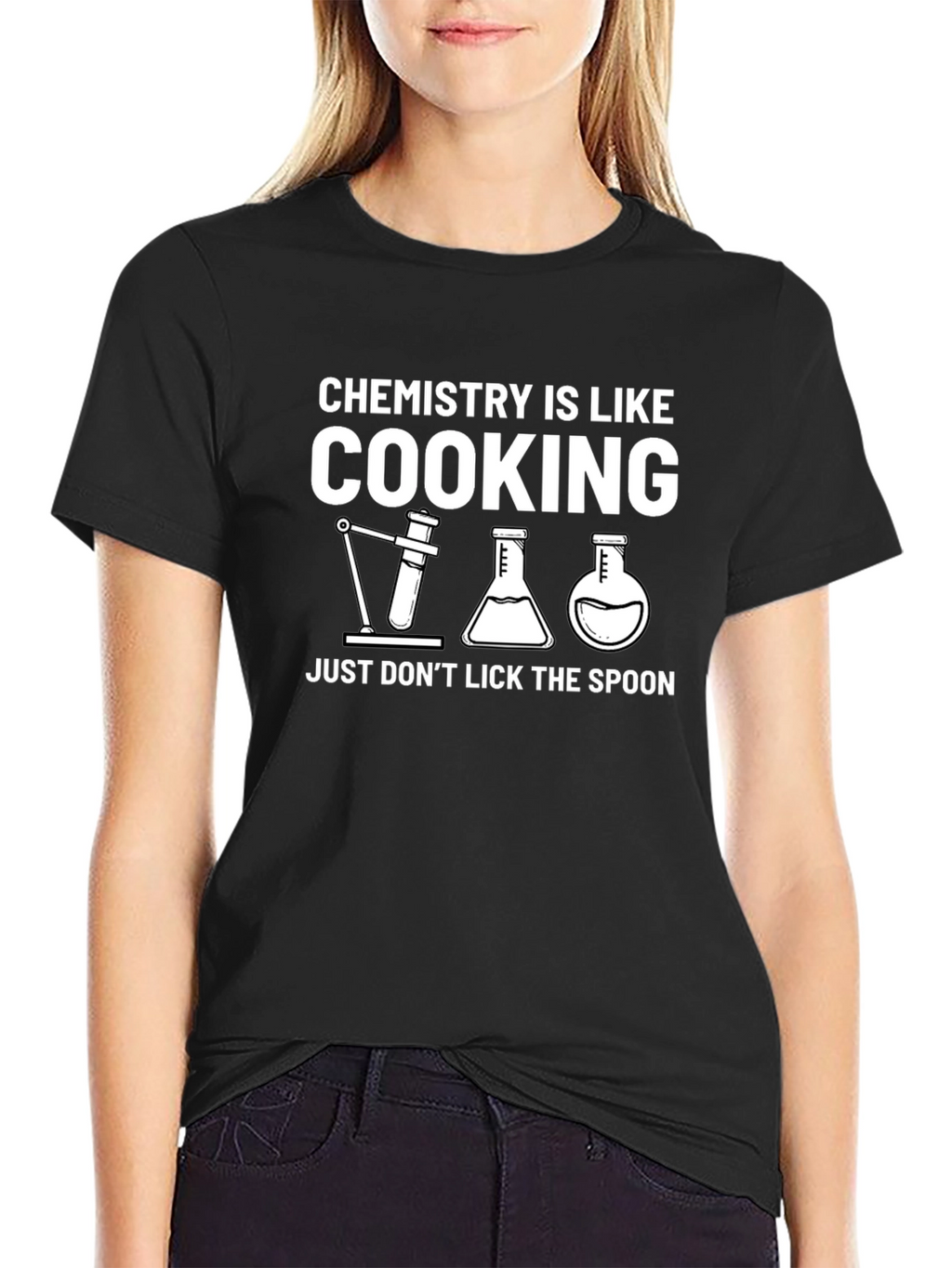 Chemistry Cooking T-Shirt - Dont Lick the Spoon!