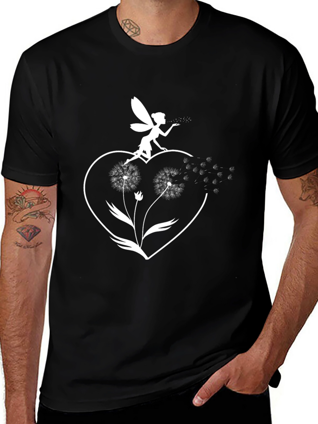 Fairy Heart Dandelion T-Shirt