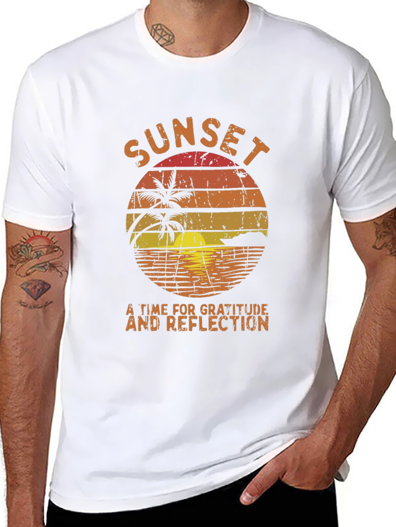 Sunset Gratitude & Reflection T-Shirt