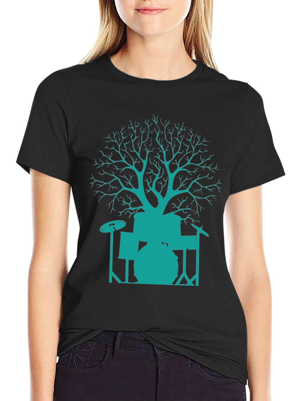 Drum Tree T-Shirt - Music Lovers Tee