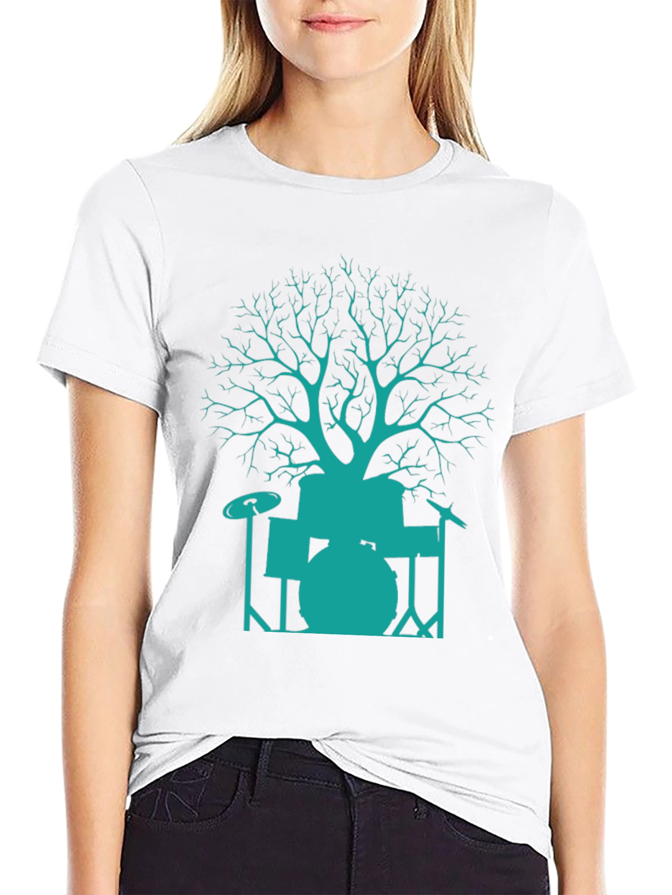 Drum Tree T-Shirt - Music Lovers Tee