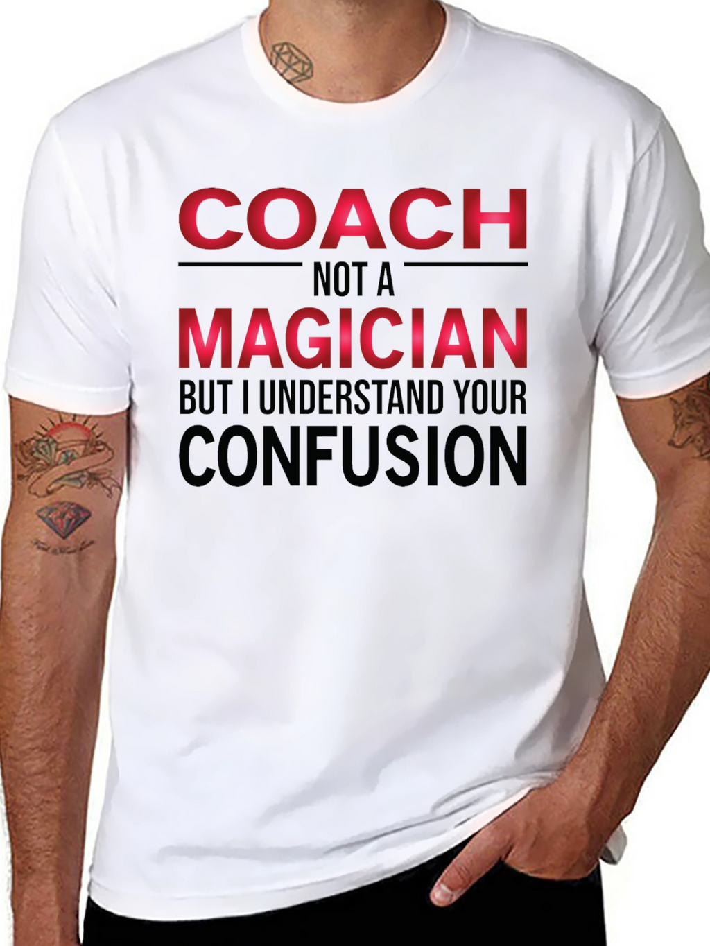 Coach Not a Magician Graphic Tee