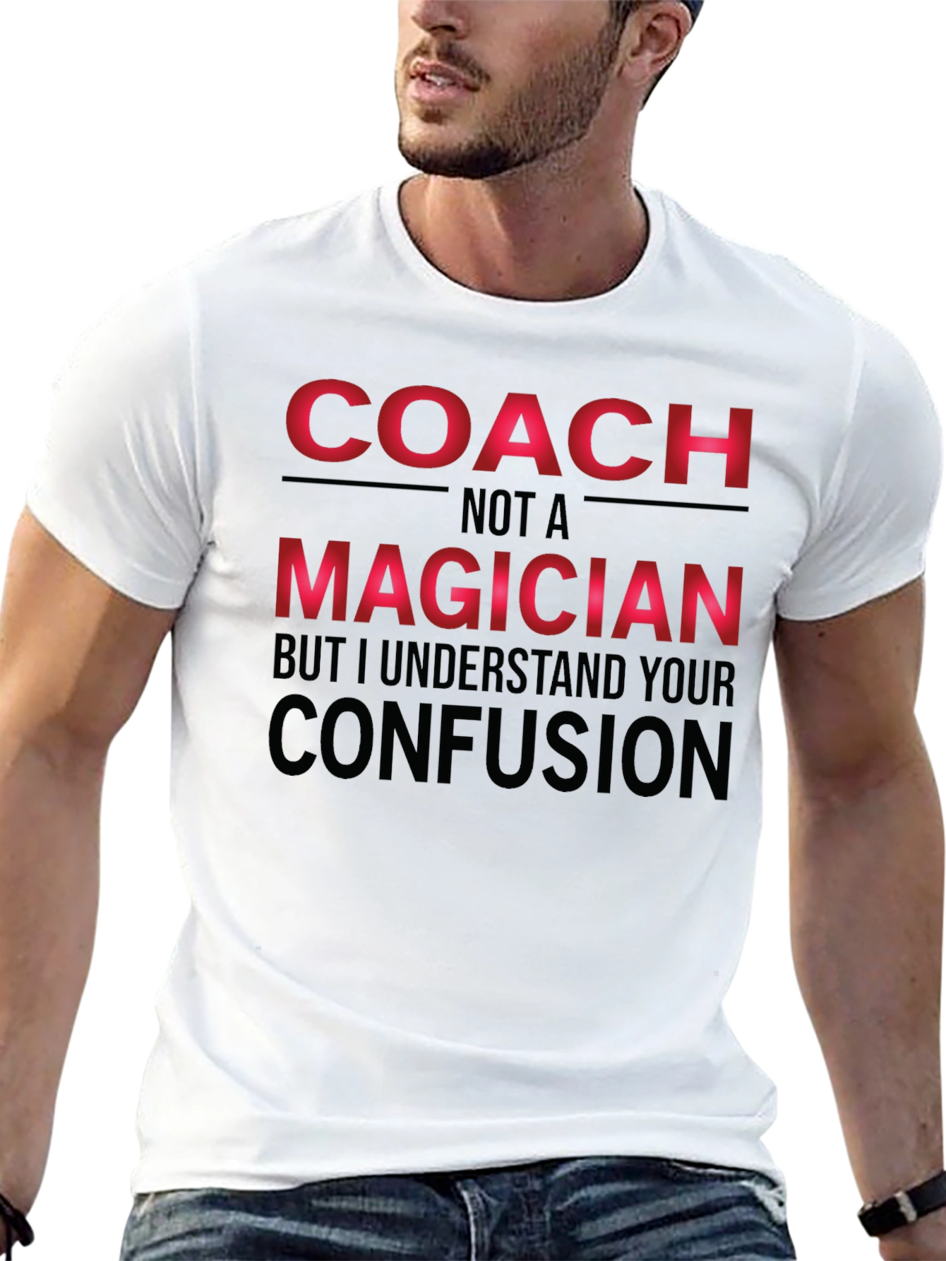 Coach Not a Magician Graphic Tee