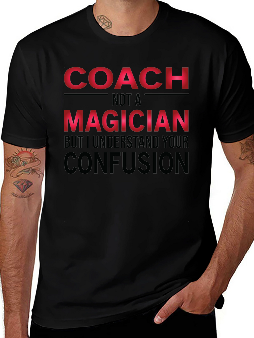 Coach Not a Magician Graphic Tee