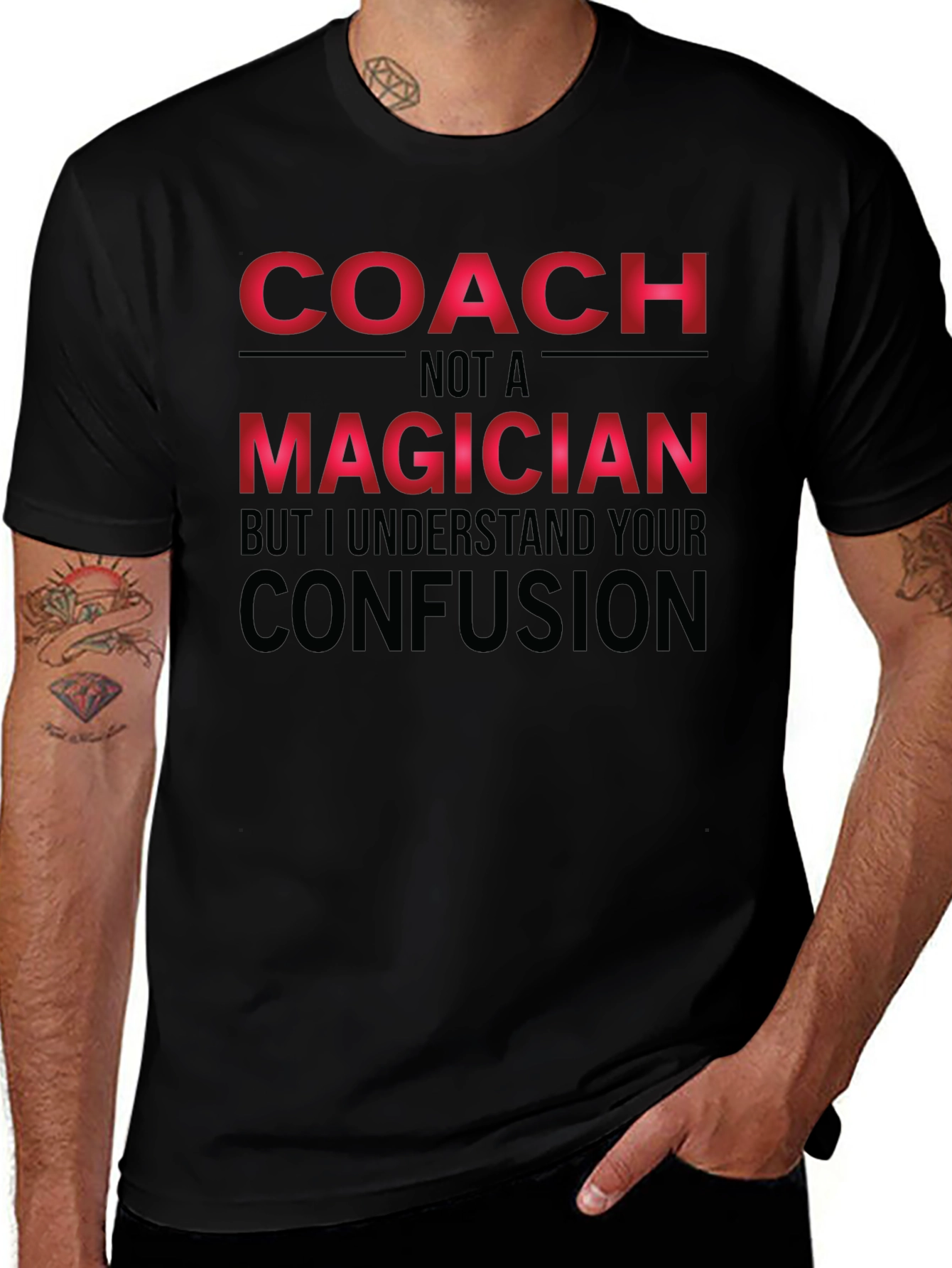 Coach Not a Magician Graphic Tee