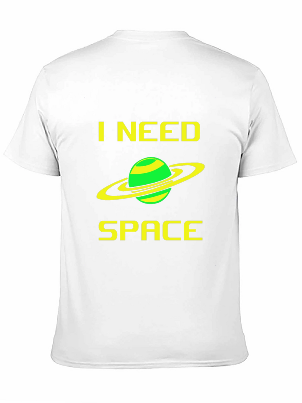 I Need Space Graphic T-Shirt - Black Cotton Tee