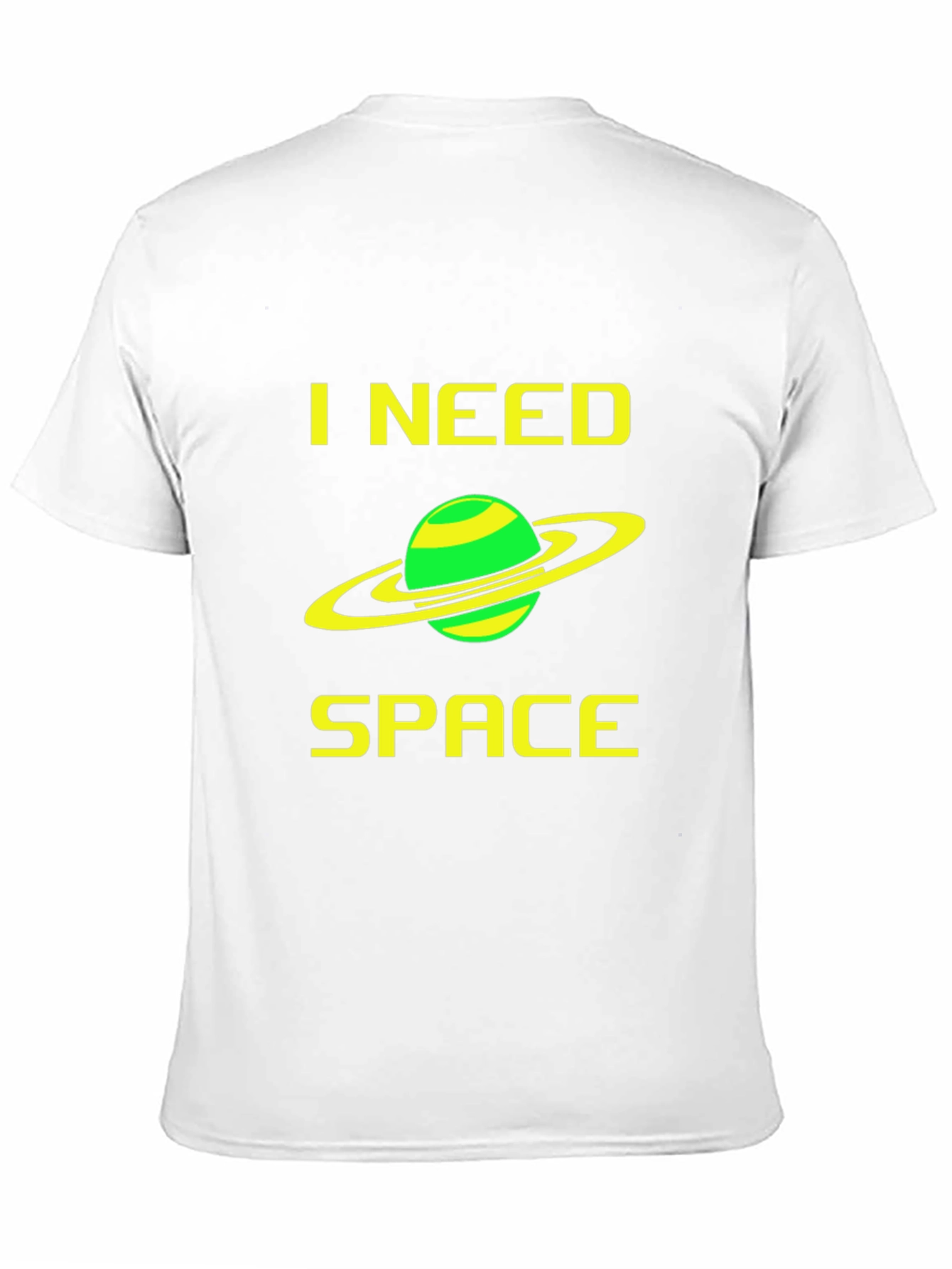 I Need Space Graphic T-Shirt - Black Cotton Tee