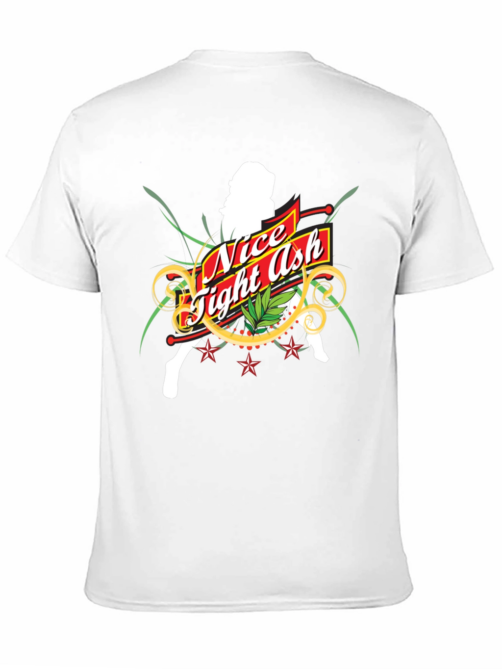 Nice Tight Ash Graphic T-Shirt - Bold Black Tee