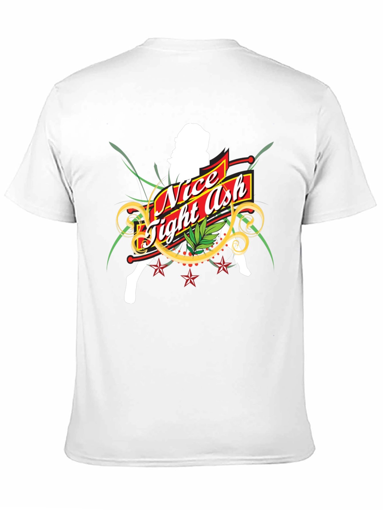 Nice Tight Ash Graphic T-Shirt - Bold Black Tee