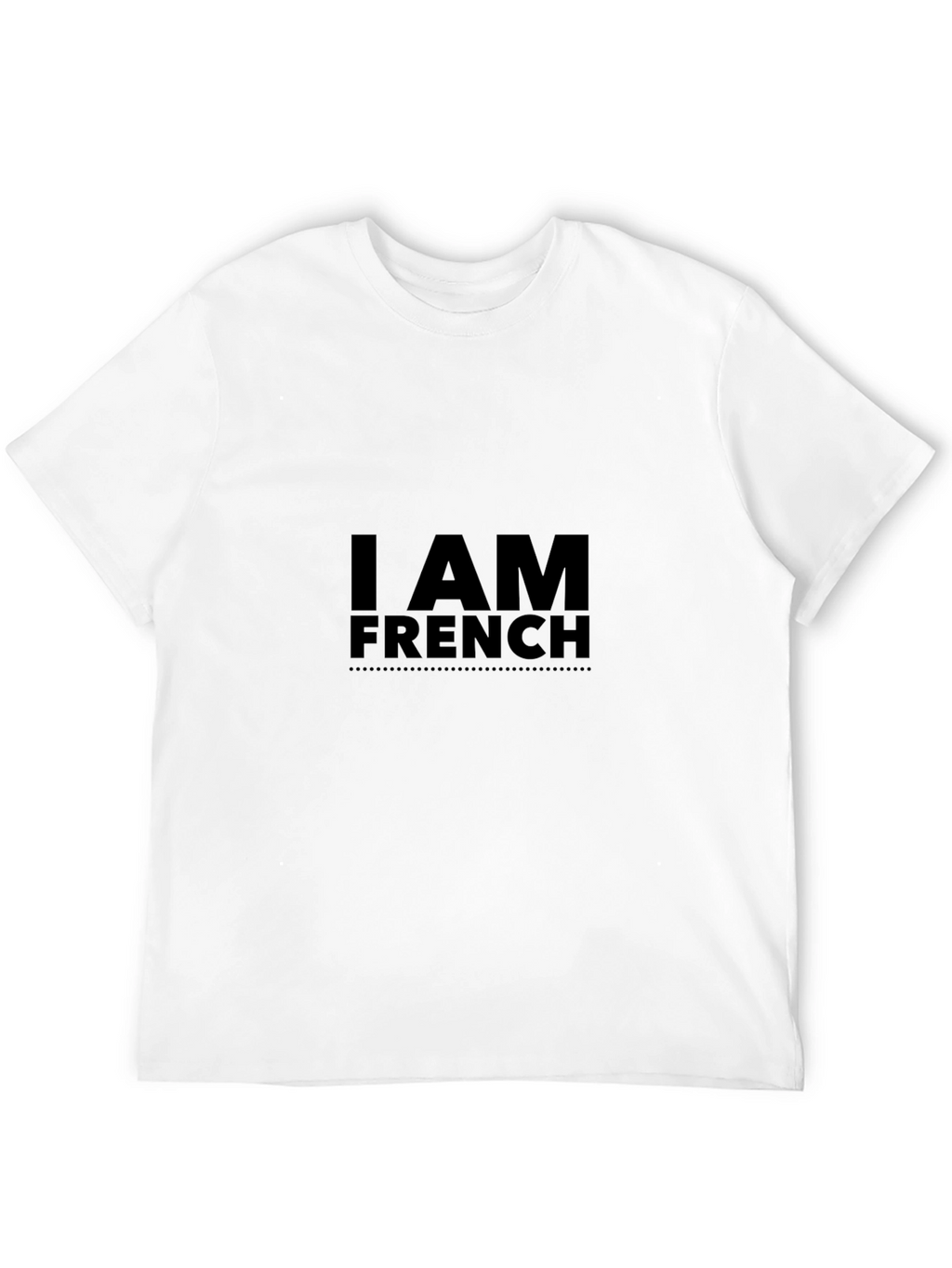 I AM FRENCH Black T-Shirt