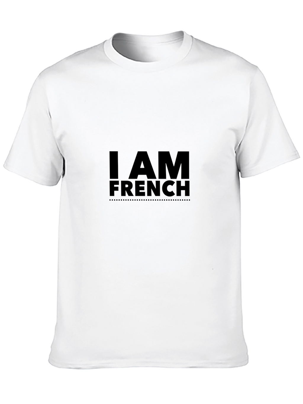 I AM FRENCH Black T-Shirt