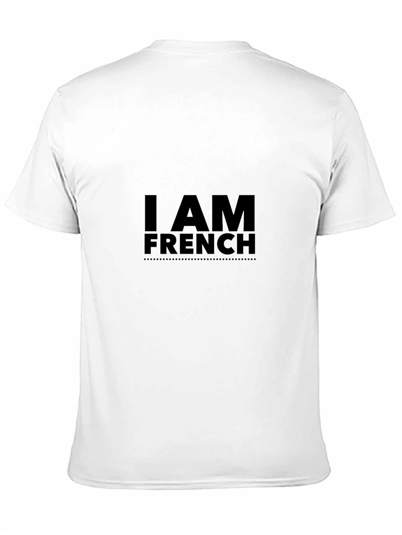 I AM FRENCH Black T-Shirt