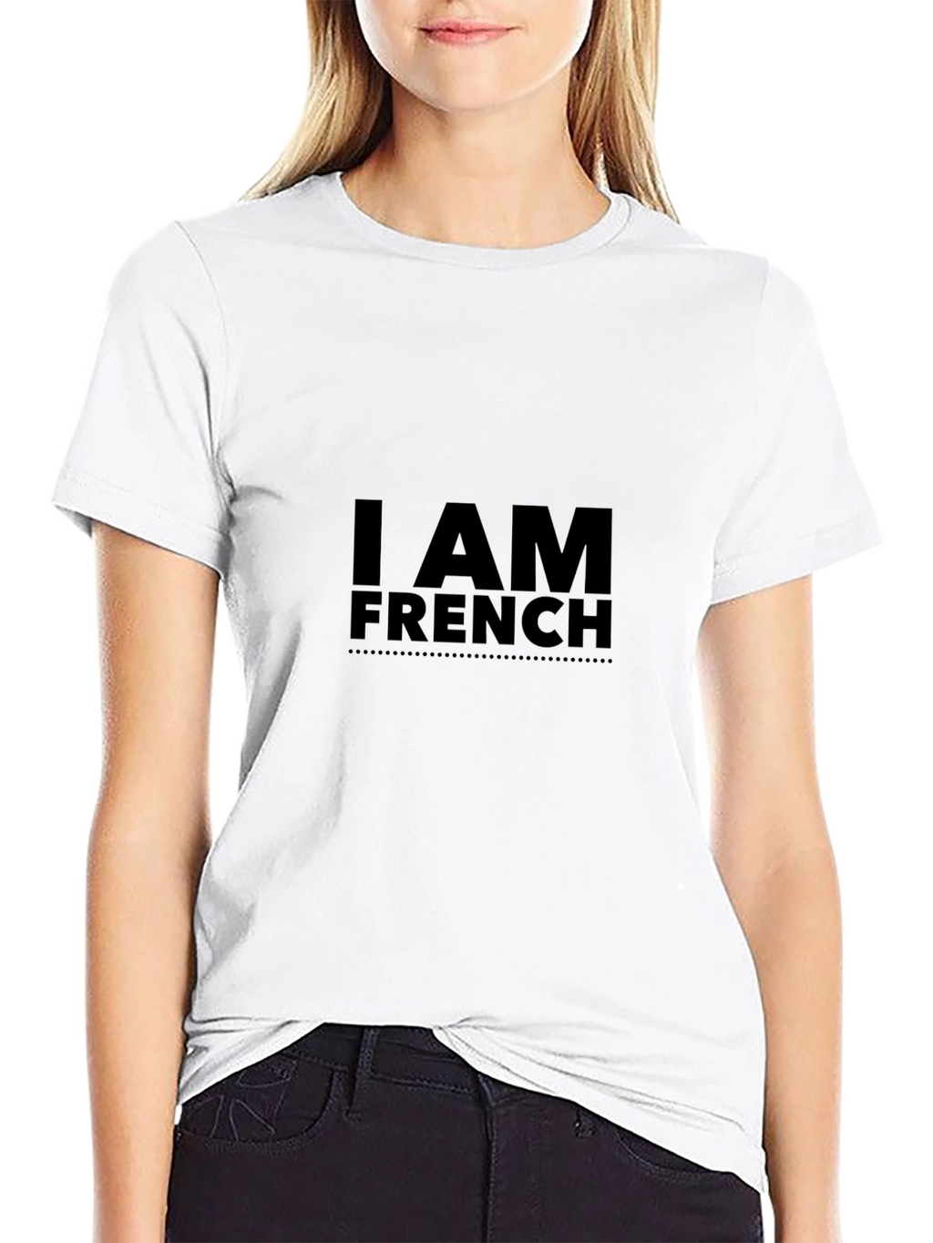 I AM FRENCH Black T-Shirt
