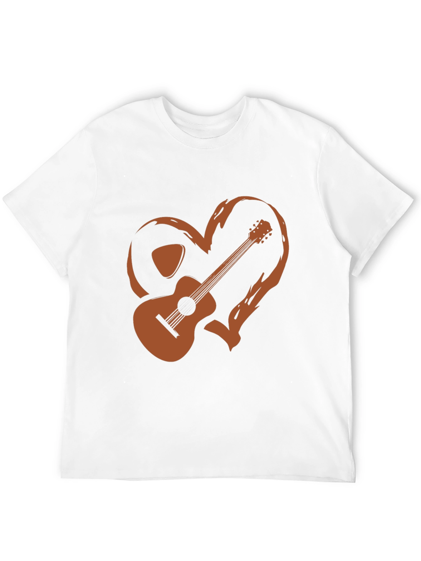 Guitar Heart Graphic Tee - Music Lovers T-Shirt
