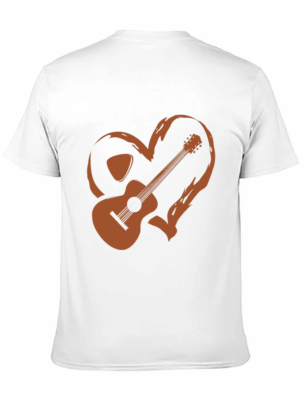 Guitar Heart Graphic Tee - Music Lovers T-Shirt
