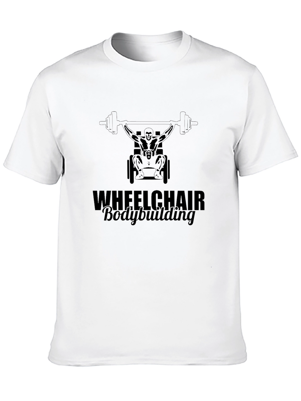Wheelchair Bodybuilding Graphic T-Shirt