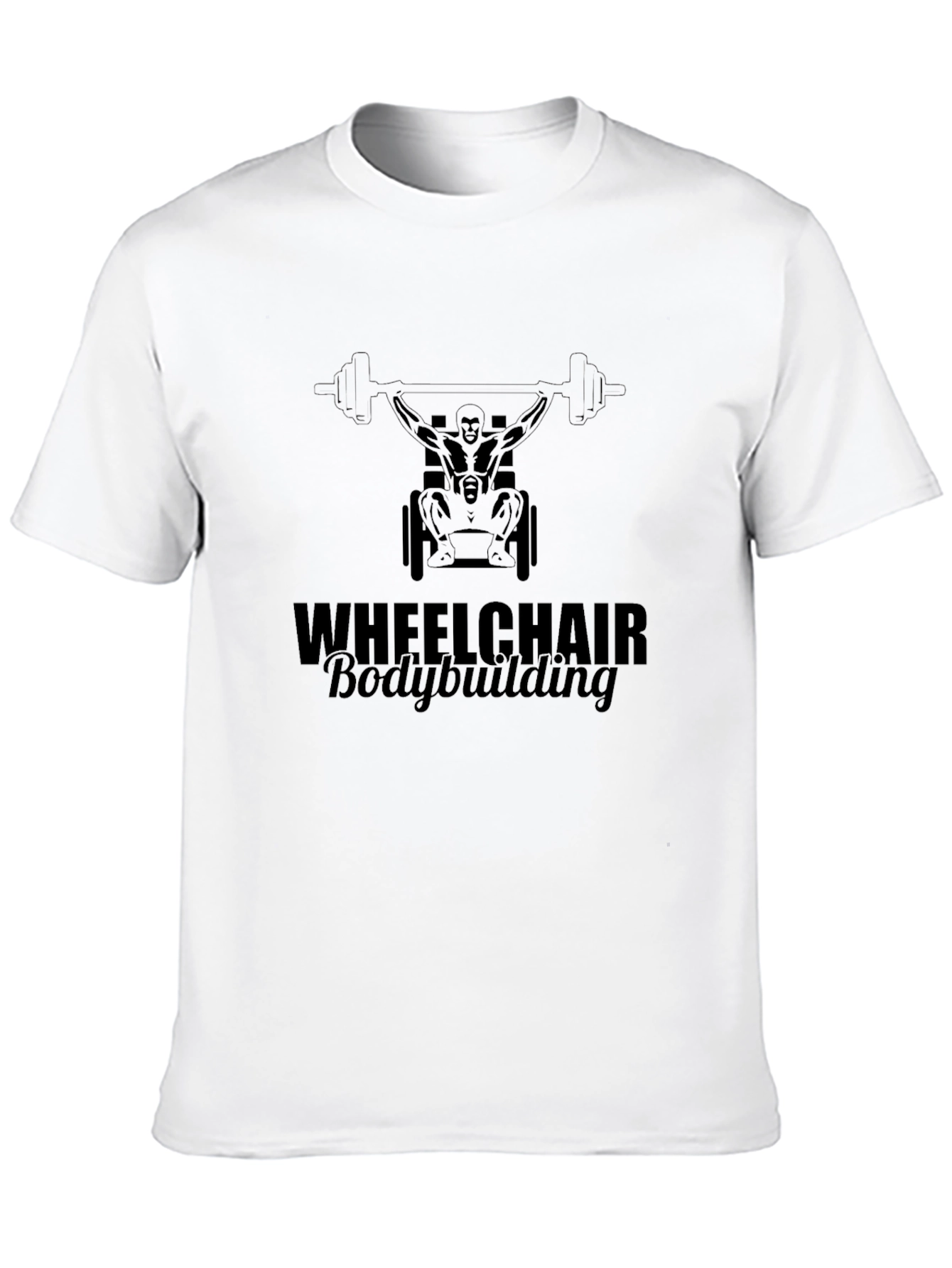 Wheelchair Bodybuilding Graphic T-Shirt