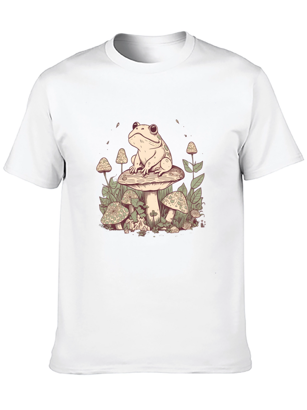 Frog on Mushroom Graphic Tee