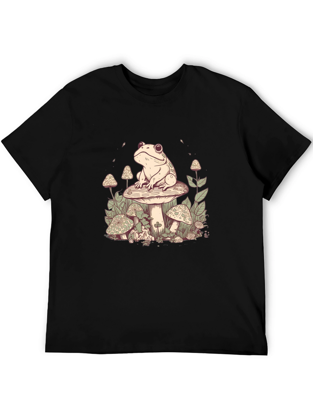 Frog on Mushroom Graphic Tee