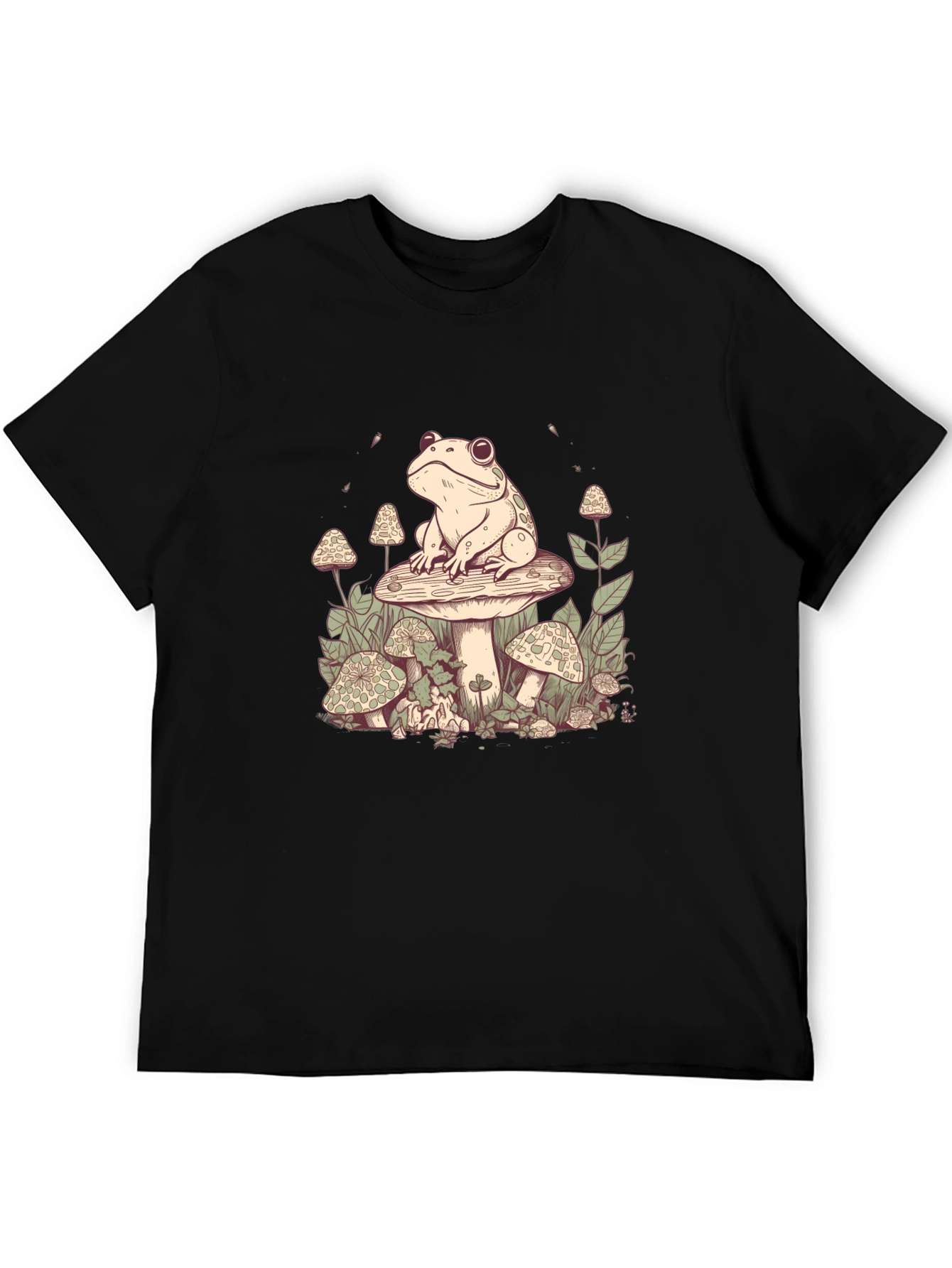 Frog on Mushroom Graphic Tee