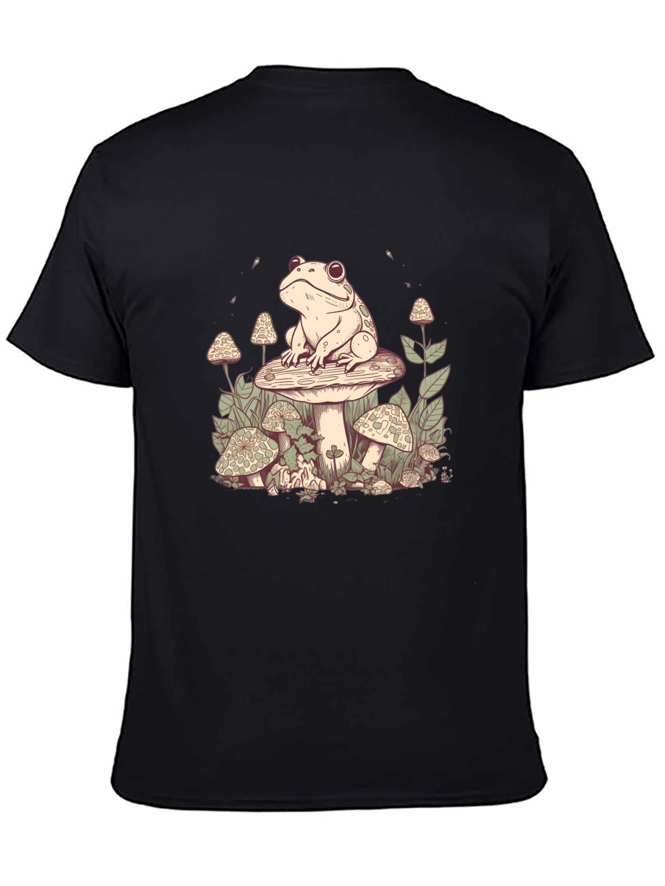 Frog on Mushroom Graphic Tee