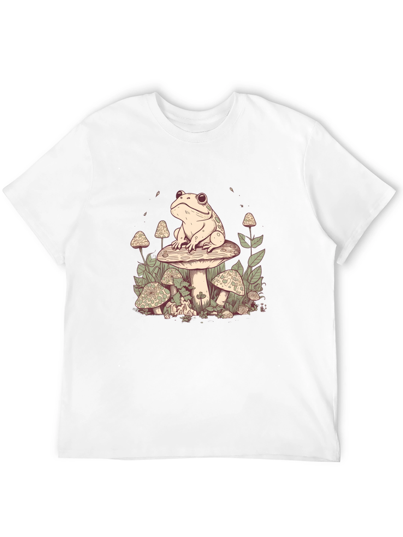 Frog on Mushroom Graphic Tee