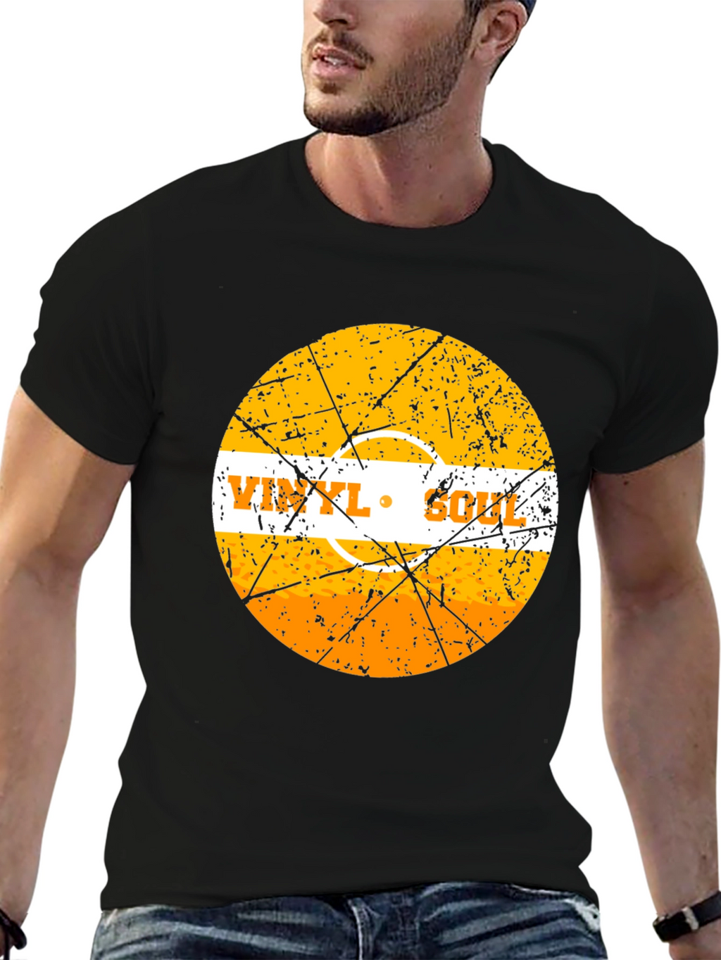 Vinyl Soul Graphic T-Shirt