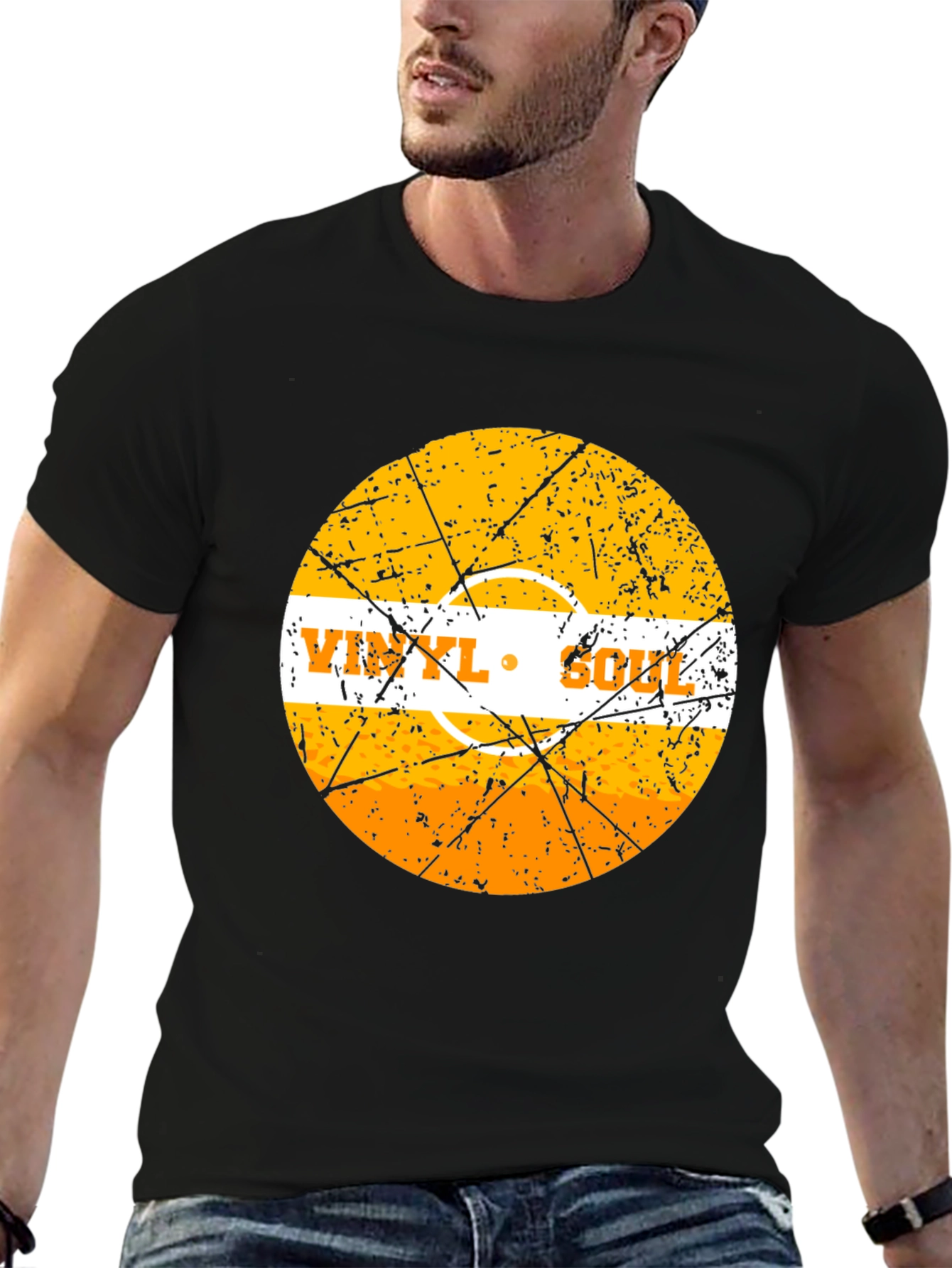 Vinyl Soul Graphic T-Shirt