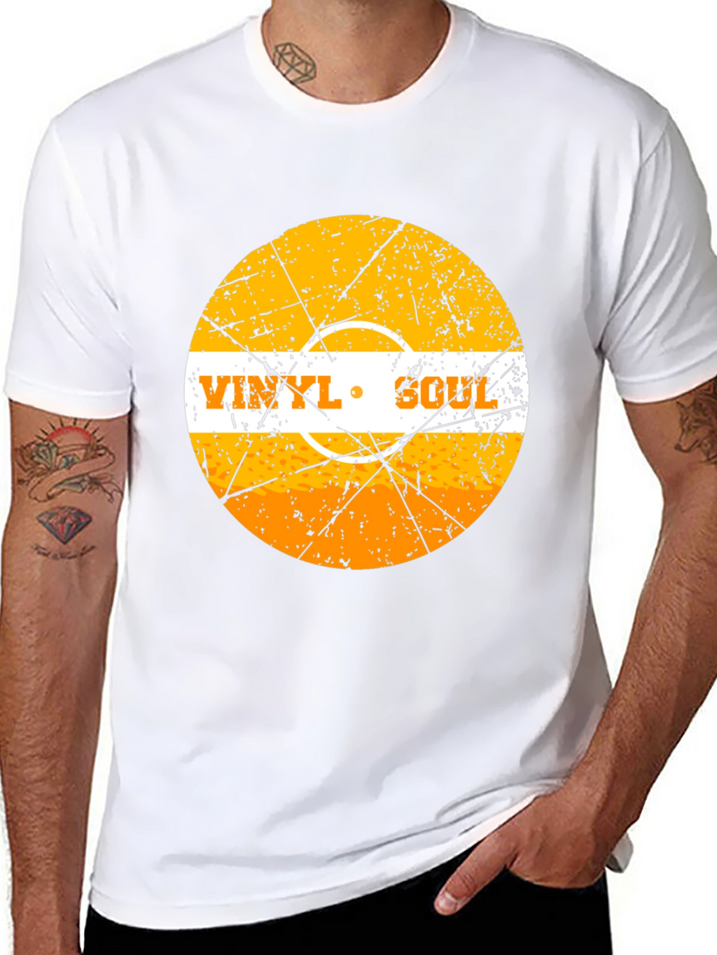 Vinyl Soul Graphic T-Shirt