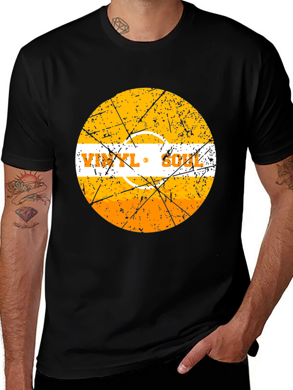 Vinyl Soul Graphic T-Shirt