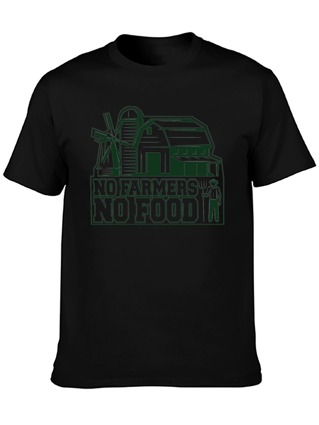 No Farmers No Food T-Shirt Farmer Tee