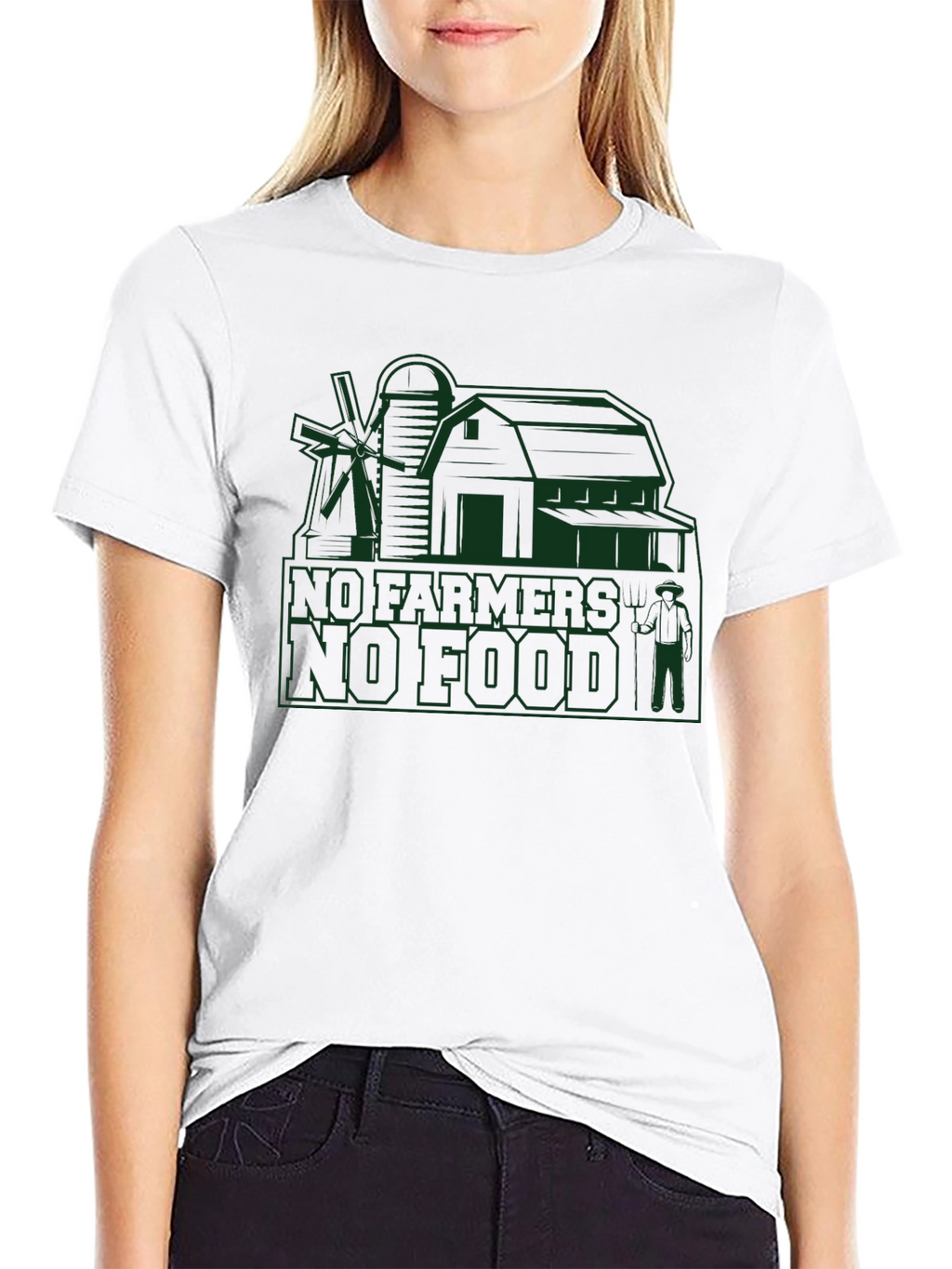 No Farmers No Food T-Shirt Farmer Tee