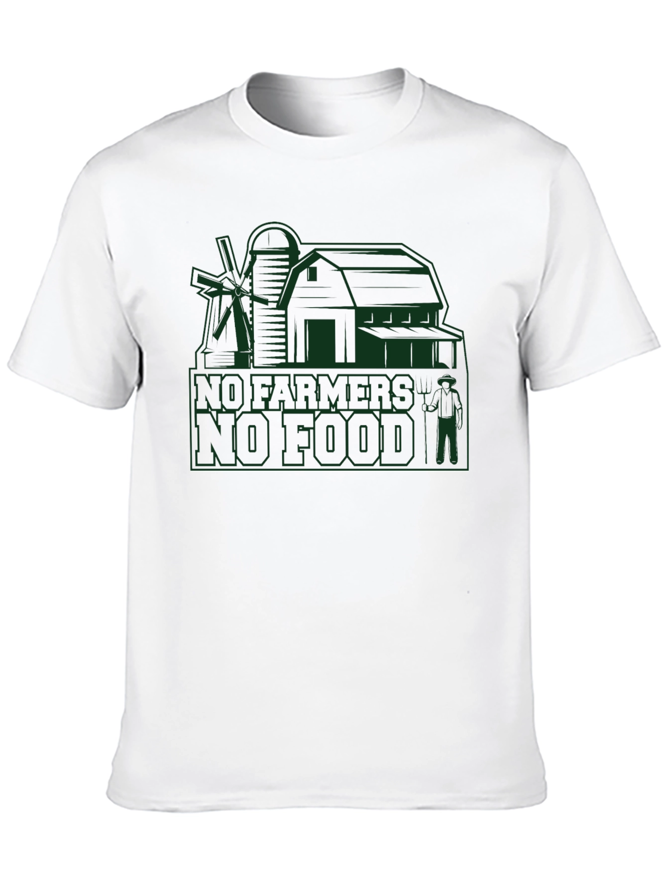 No Farmers No Food T-Shirt Farmer Tee