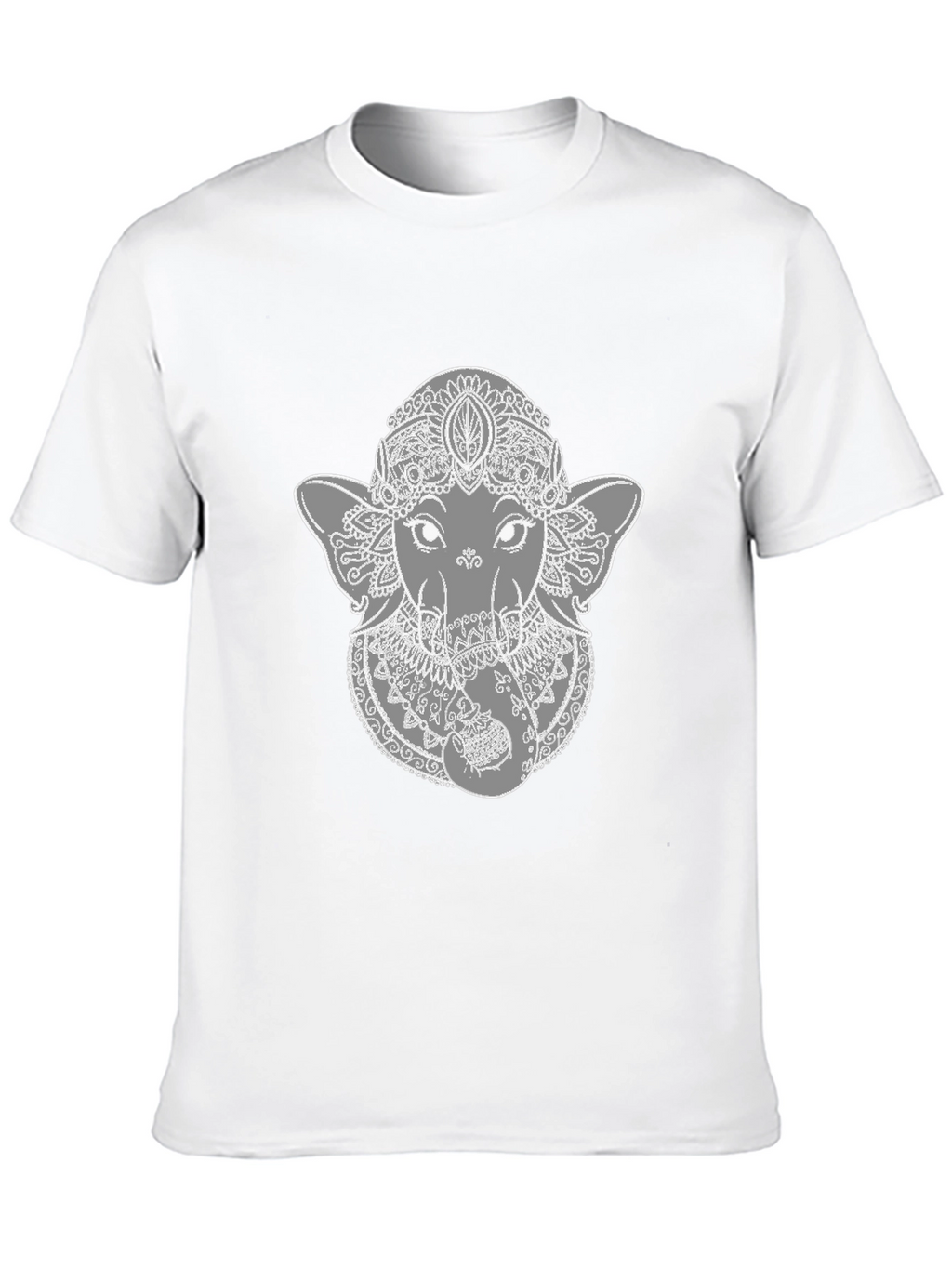 Ganesha Graphic Tee - Stylish Black Cotton T-Shirt