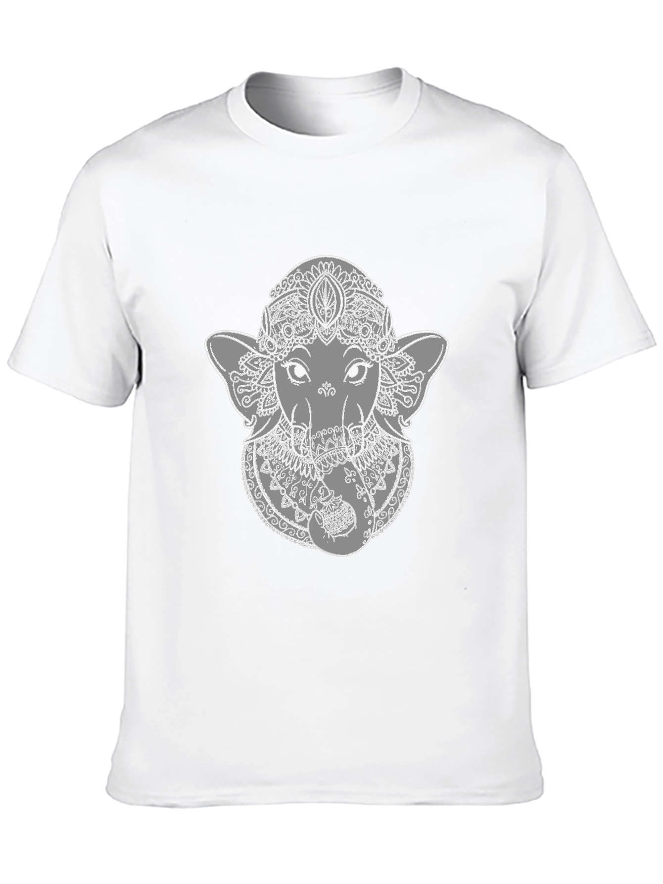 Ganesha Graphic Tee - Stylish Black Cotton T-Shirt