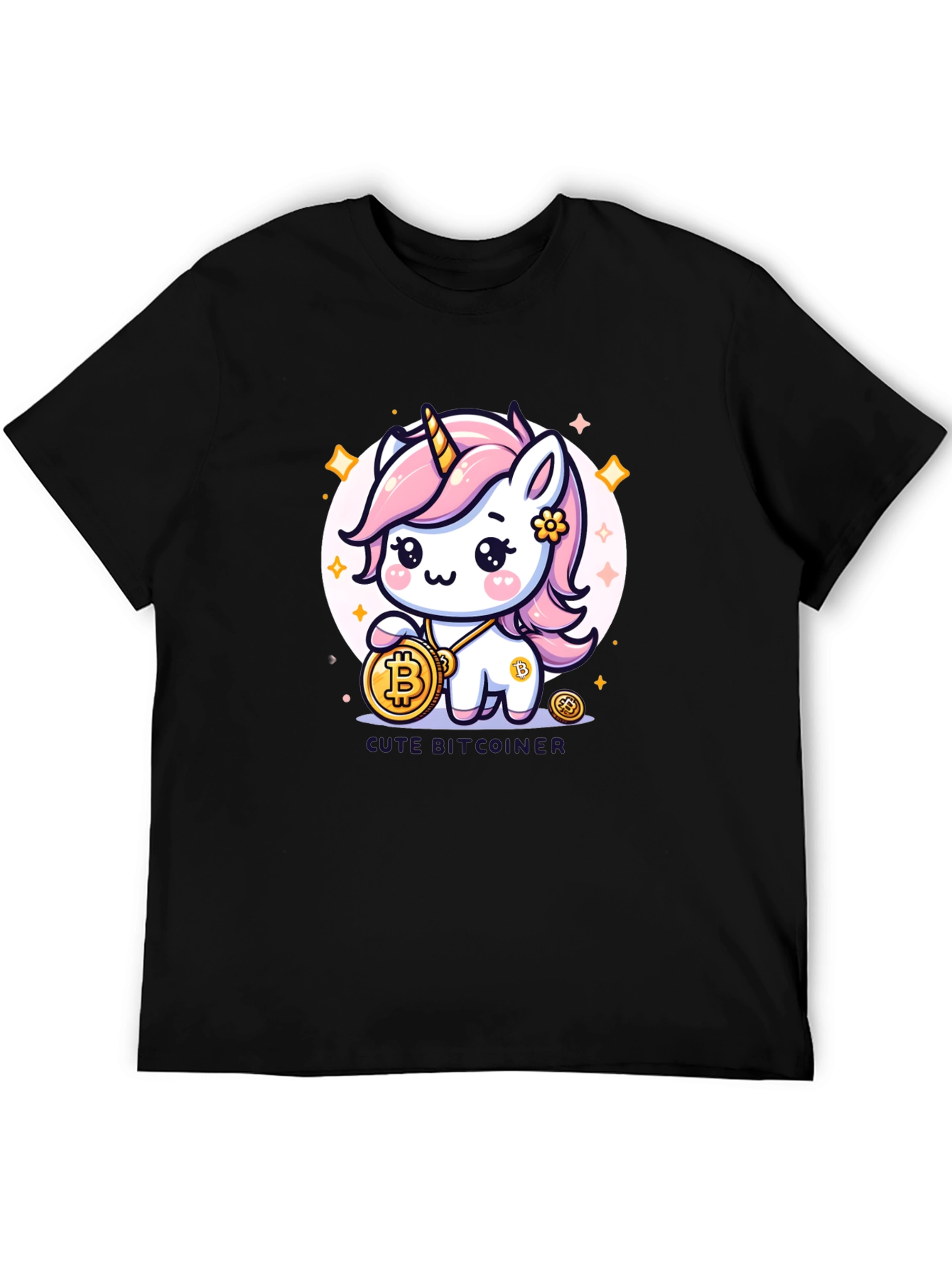Bitcoin Unicorn T-Shirt - Crypto Cute Tee