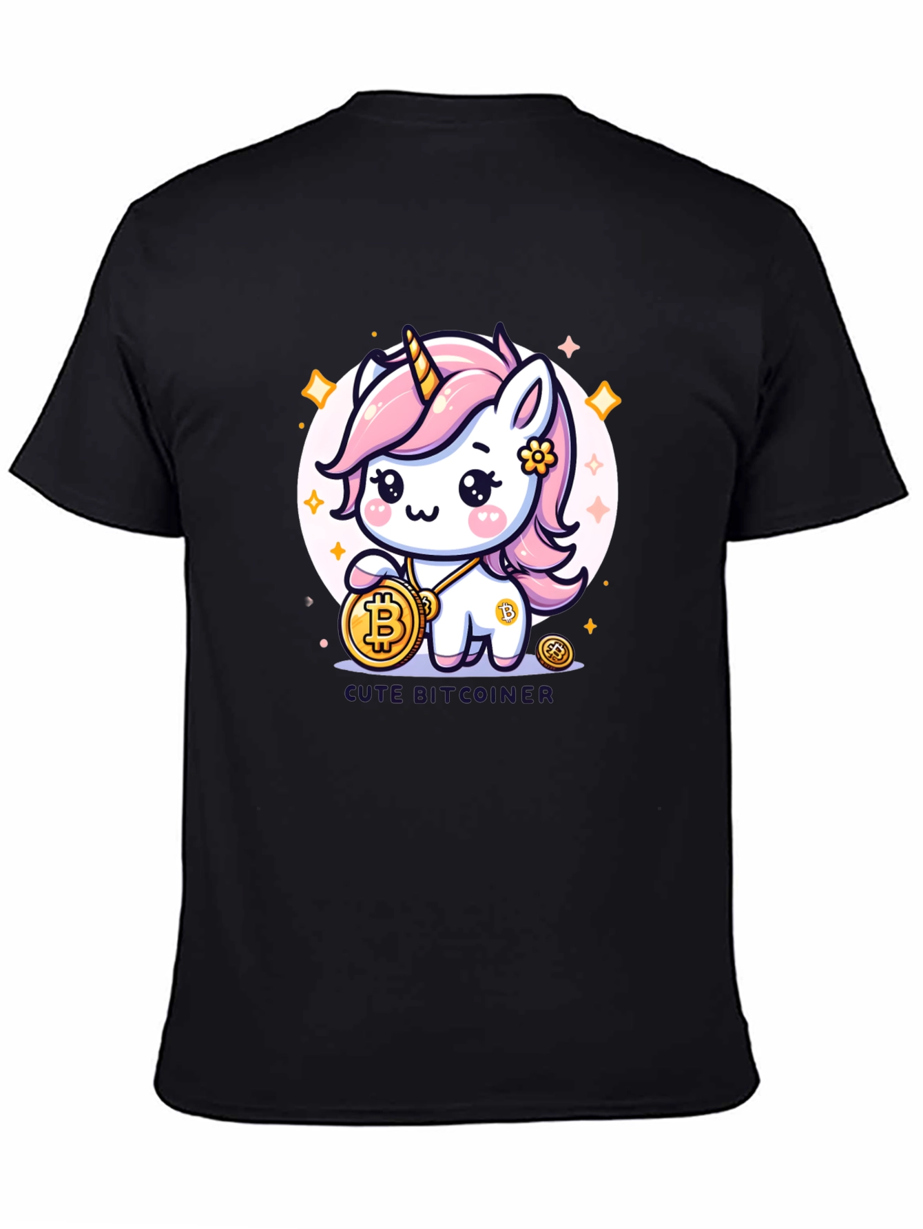 Bitcoin Unicorn T-Shirt - Crypto Cute Tee