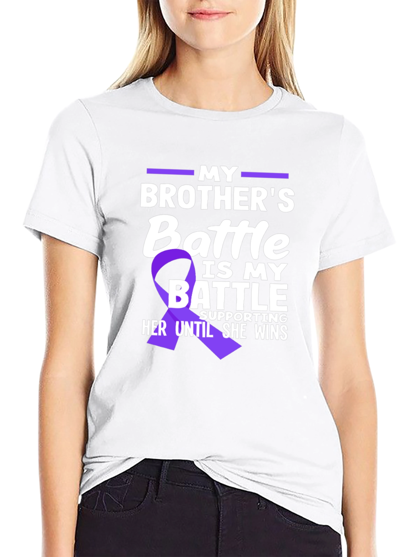 Brothers Battle T-Shirt - Support & Awareness