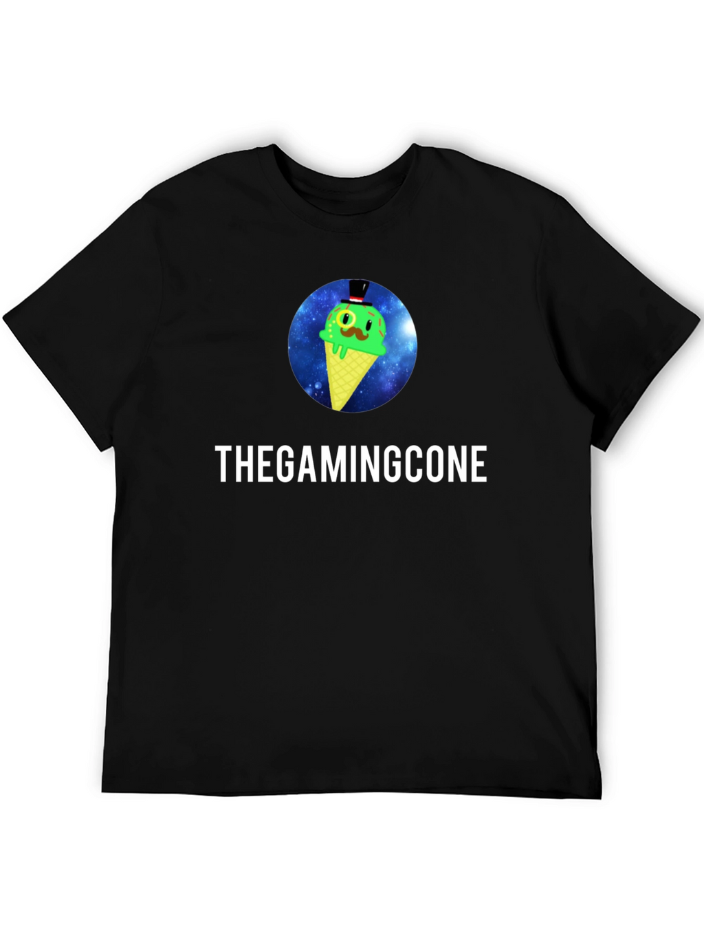 TheGamingCone Black T-Shirt