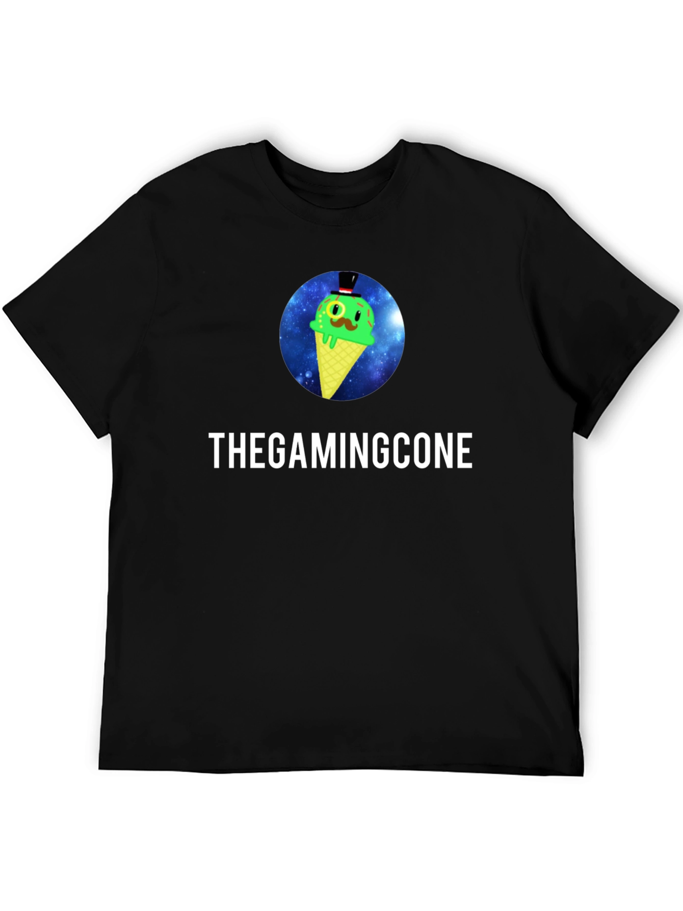 TheGamingCone Black T-Shirt