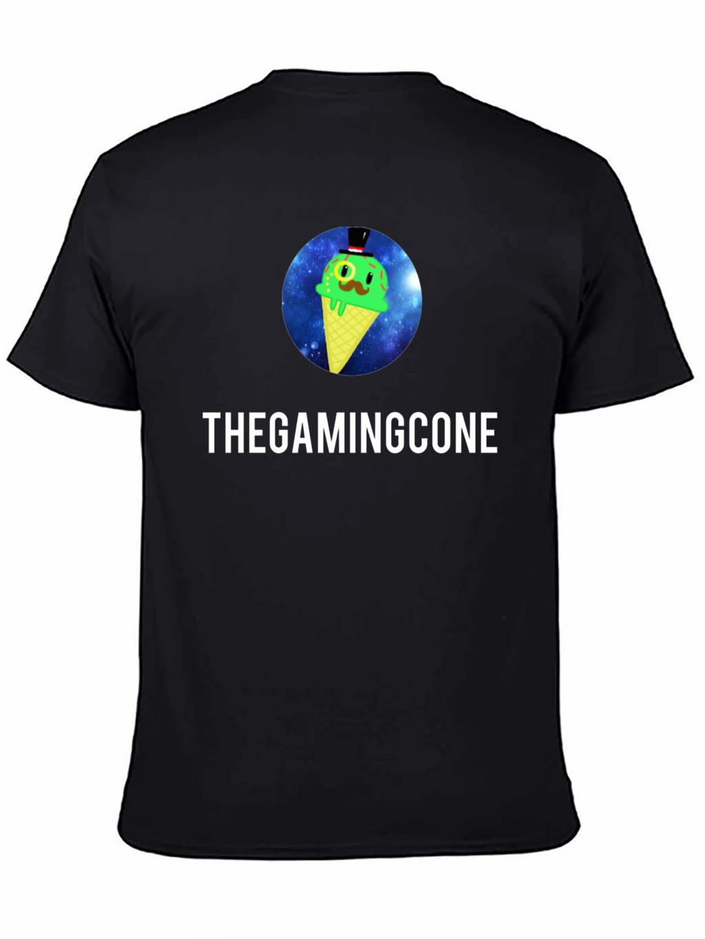TheGamingCone Black T-Shirt