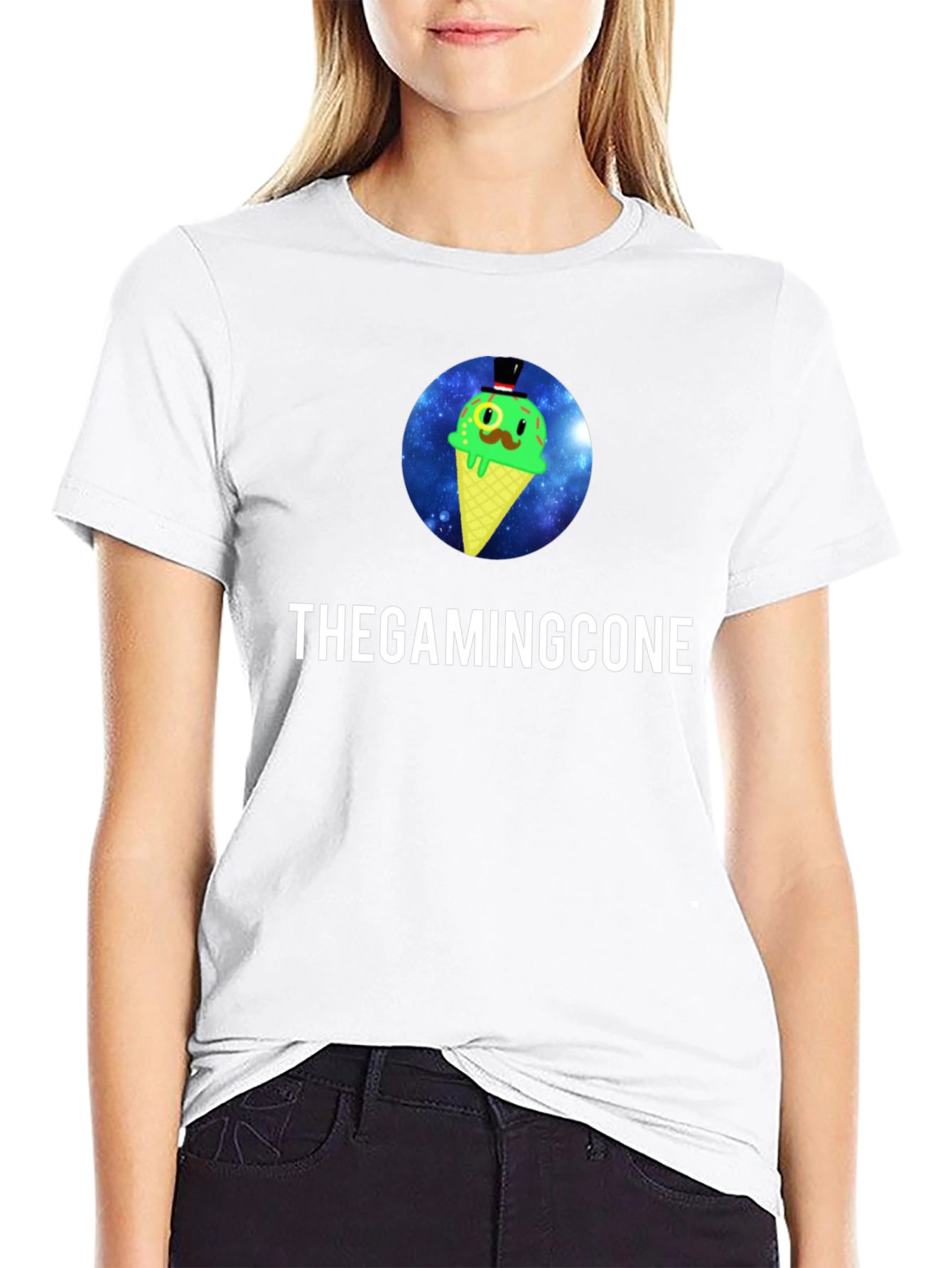 TheGamingCone Black T-Shirt