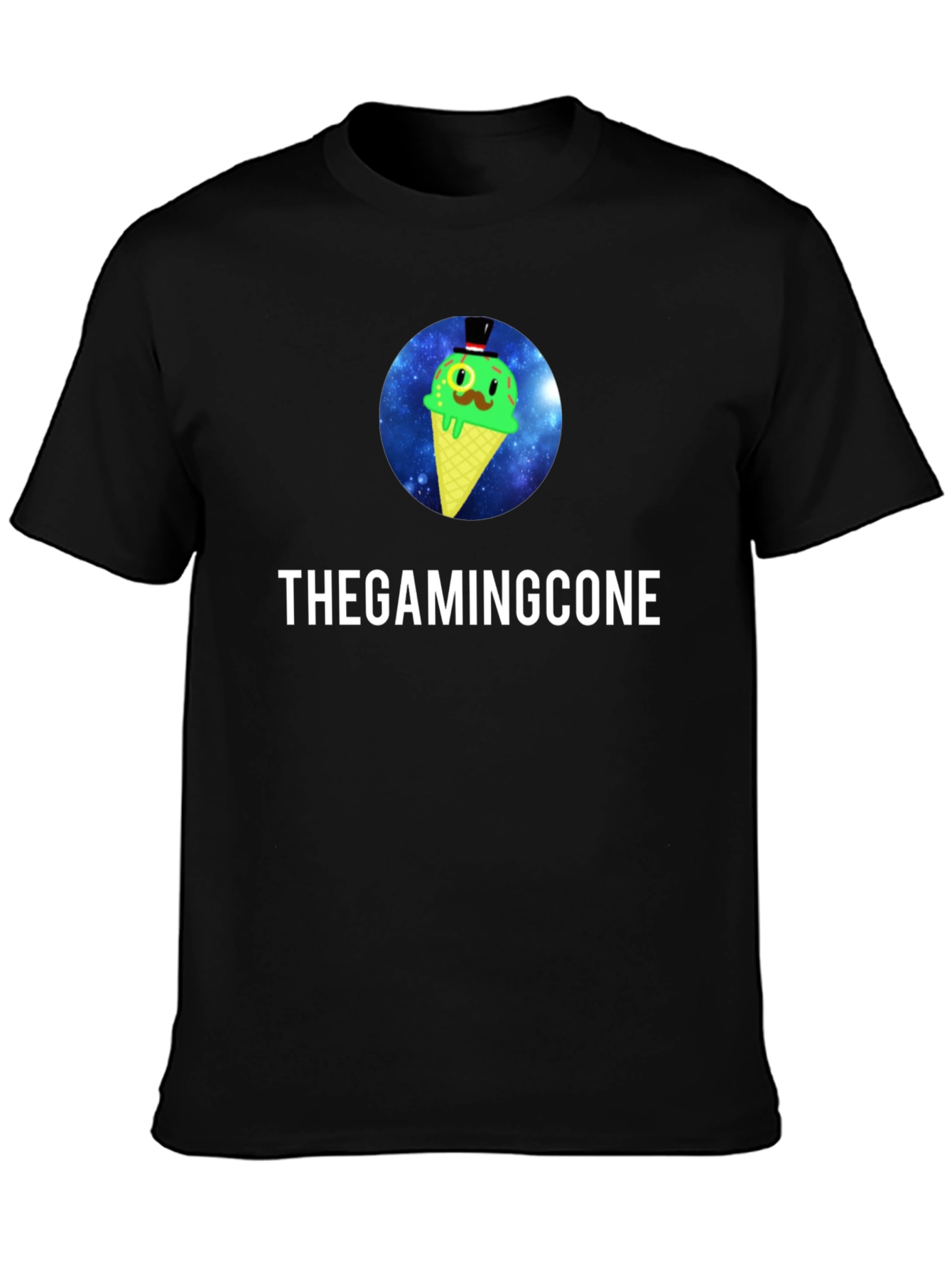 TheGamingCone Black T-Shirt