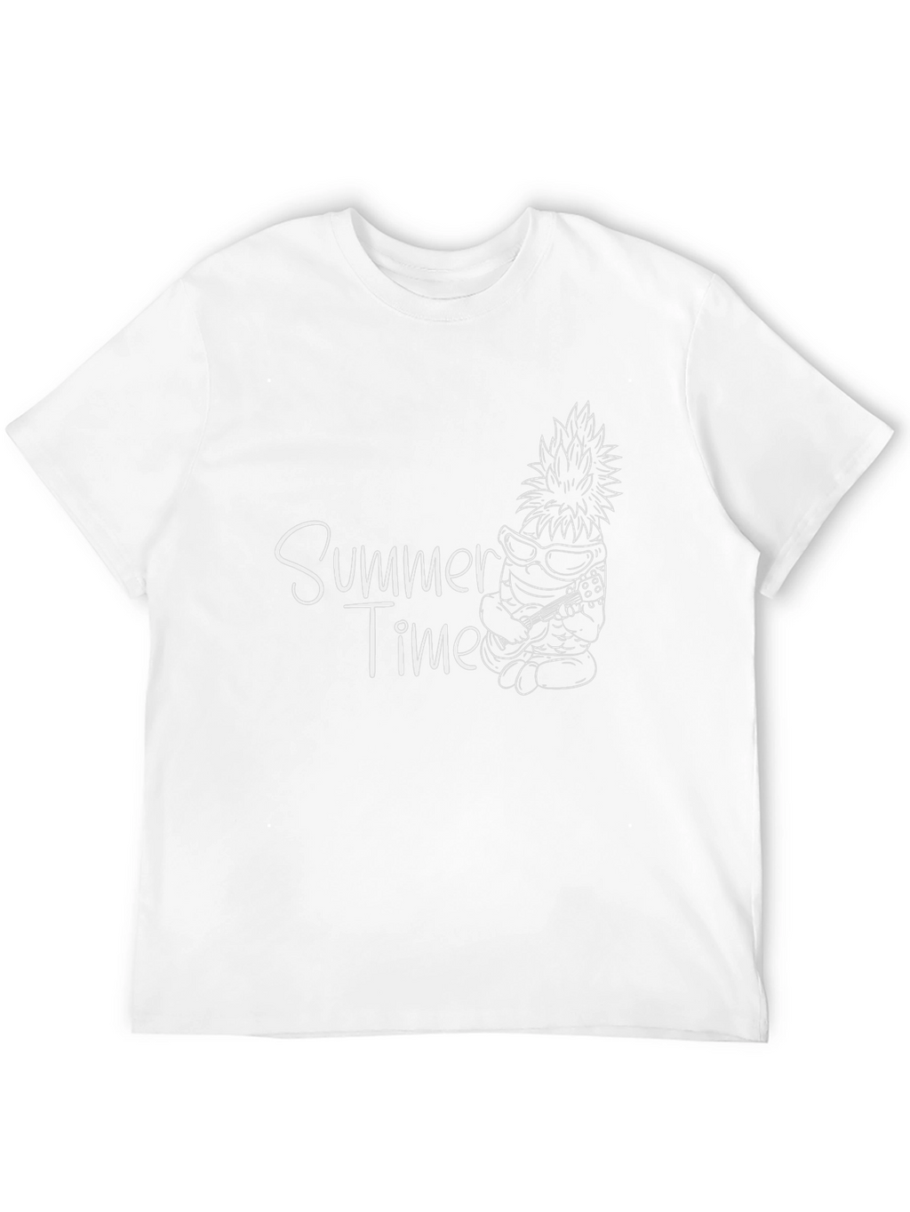 Summer Time Pineapple Graphic T-Shirt