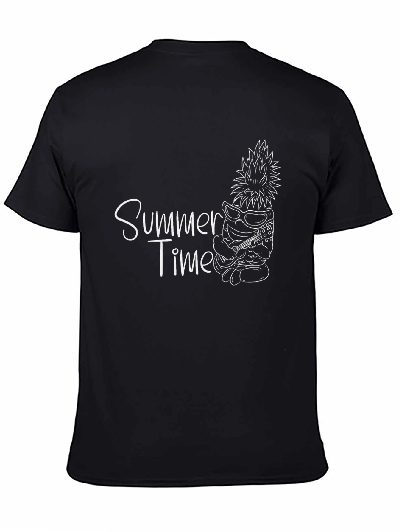 Summer Time Pineapple Graphic T-Shirt