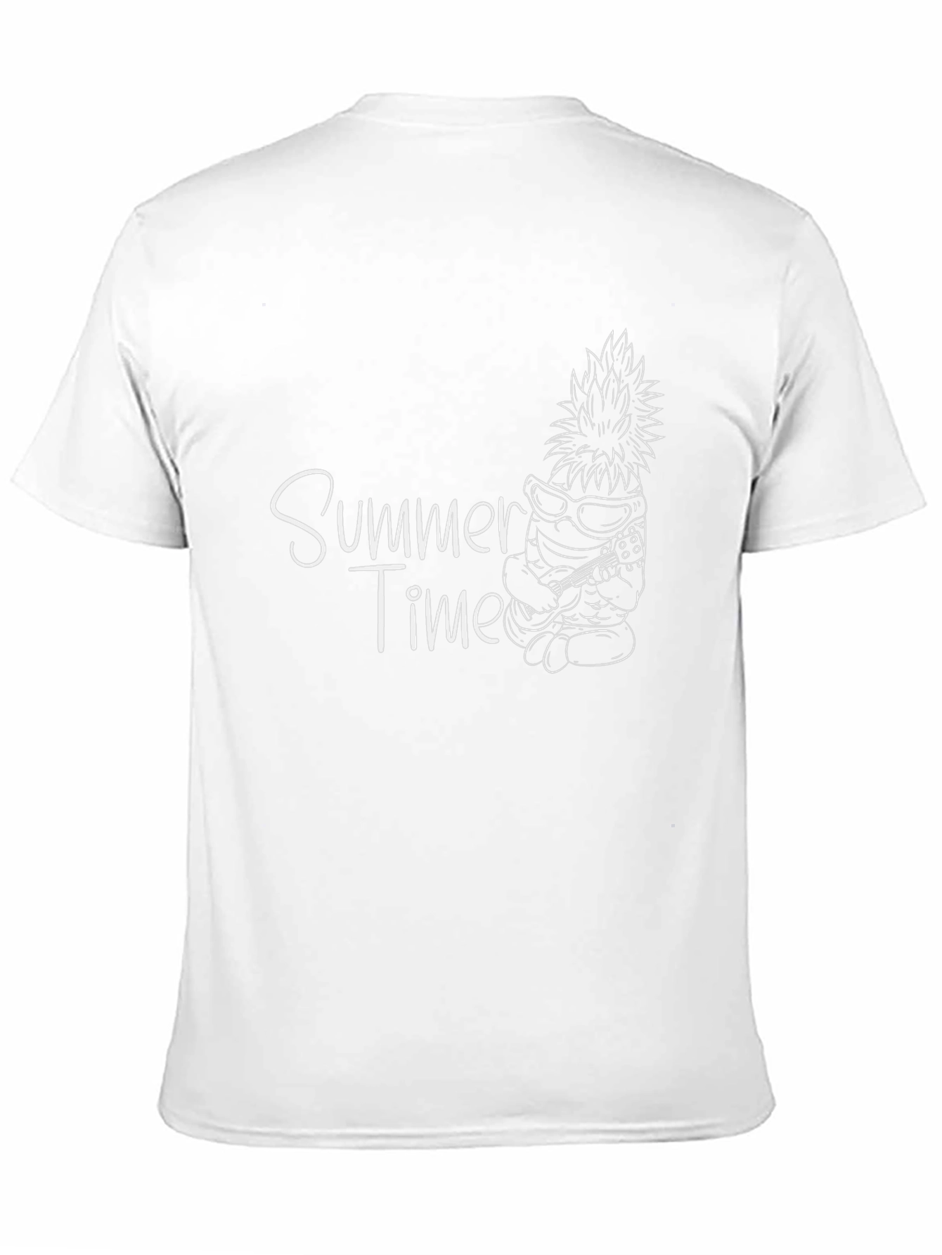 Summer Time Pineapple Graphic T-Shirt