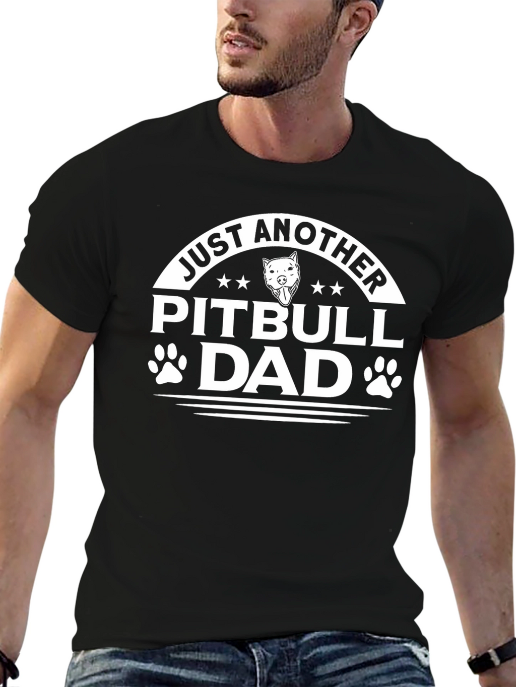 Just Another Pitbull Dad - Mens T-Shirt