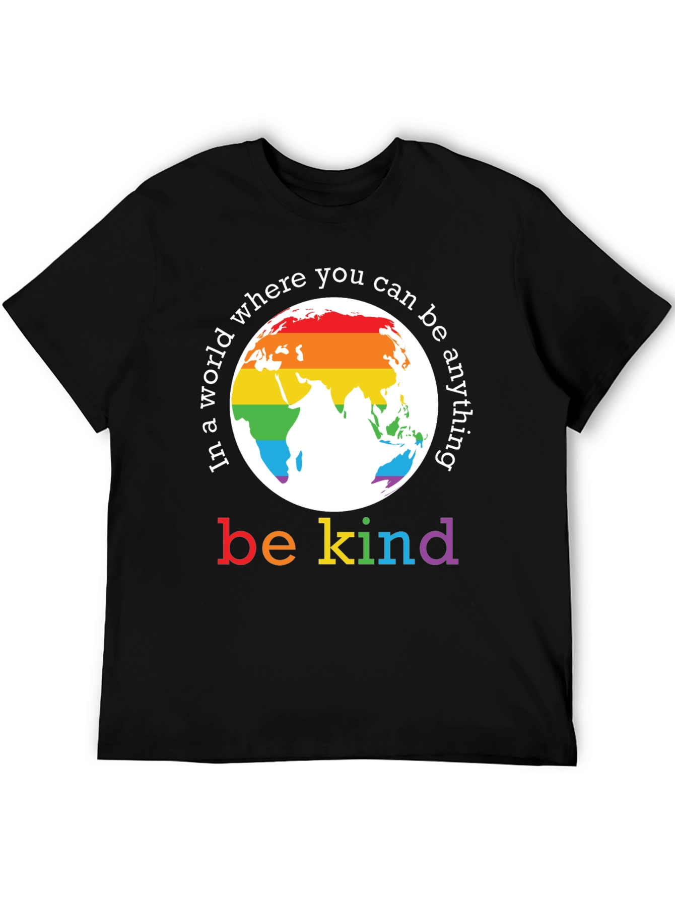 Be Kind Rainbow World T-Shirt