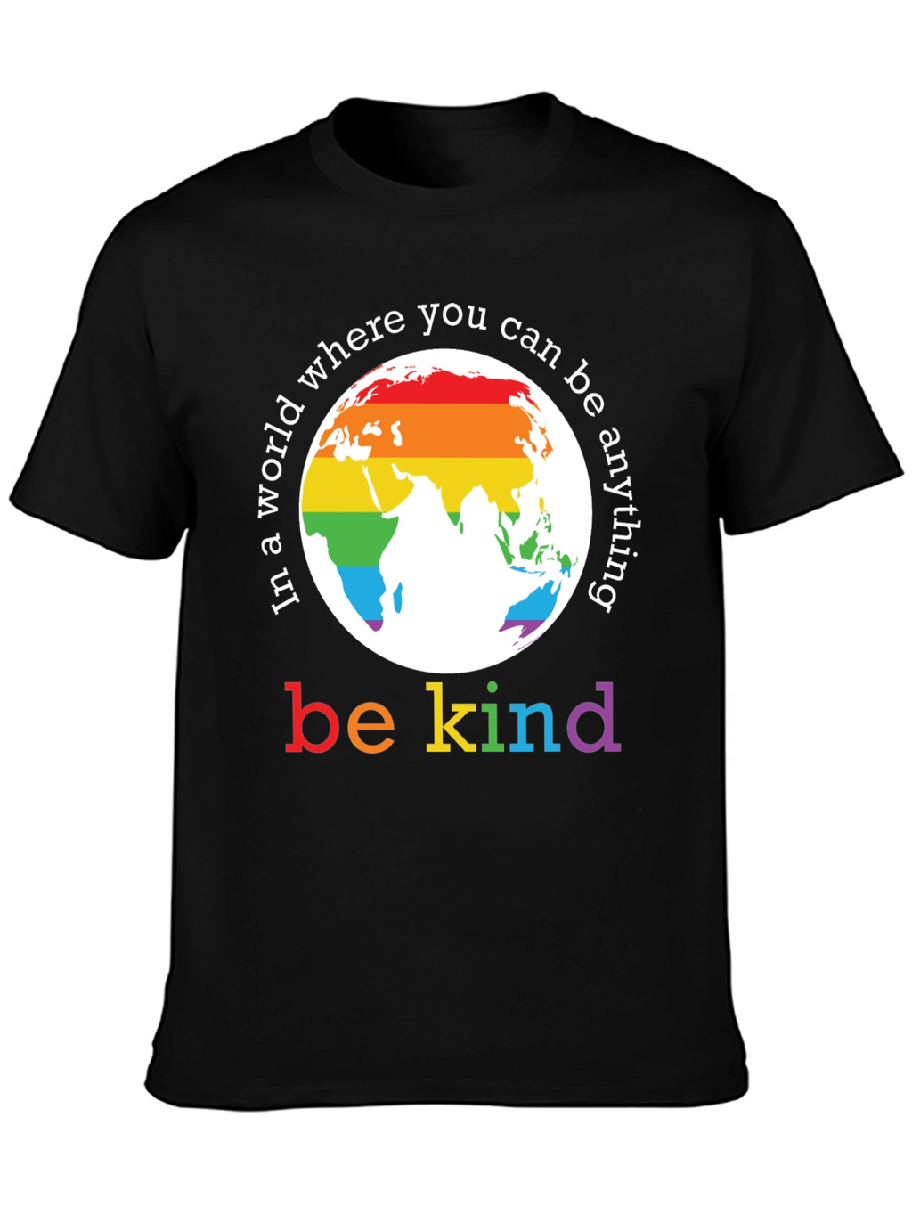 Be Kind Rainbow World T-Shirt